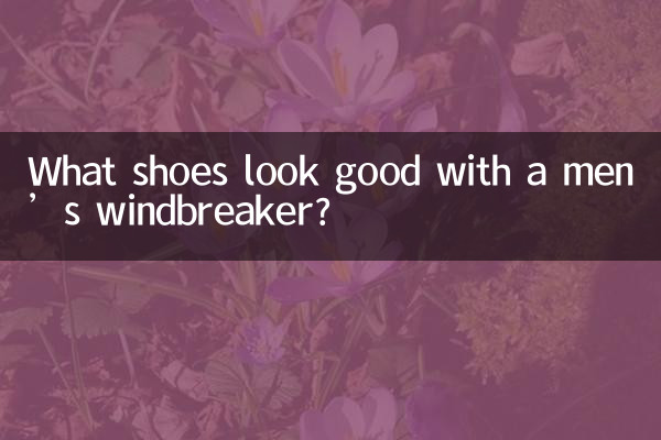 पुरुषों के विंडब्रेकर के साथ कौन से जूते अच्छे लगते हैं?