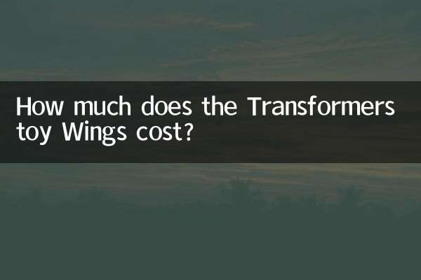 ट्रांसफॉर्मर टॉय विंग्स की कीमत कितनी है?