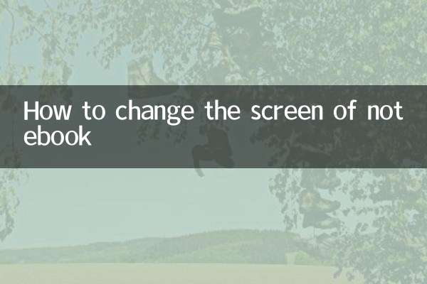 Come cambiare lo schermo del notebook