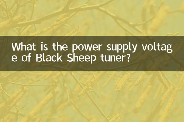 ব্ল্যাক শিপ টিউনারের পাওয়ার সাপ্লাই ভোল্টেজ কত?