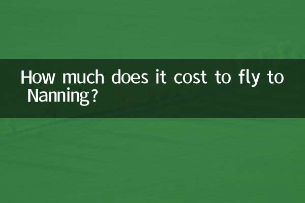 How much does it cost to fly to Nanning?