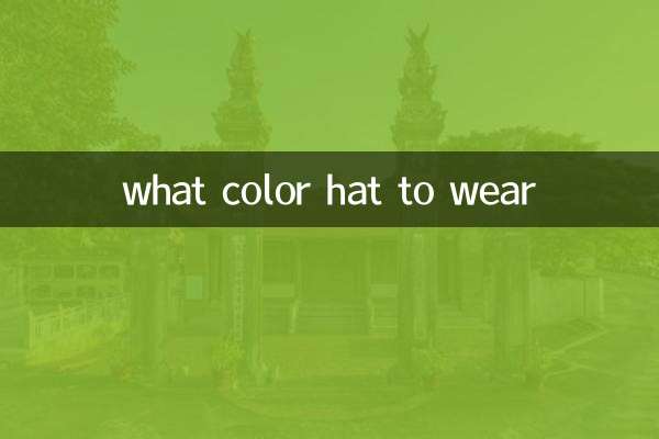 what color hat to wear