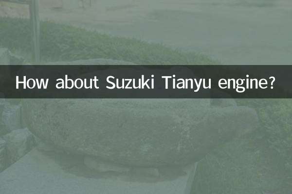 How about Suzuki Tianyu engine?