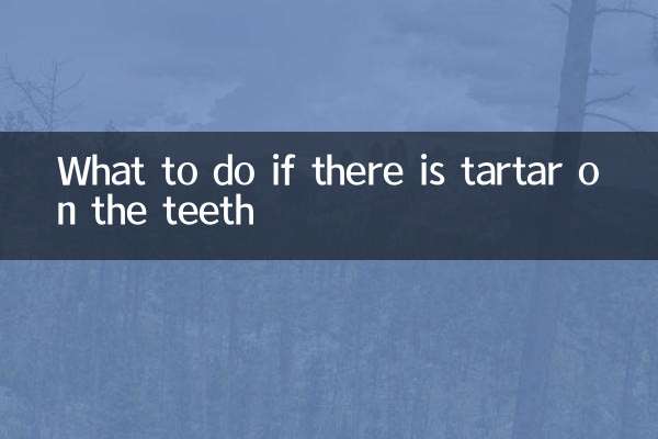 Que faire s'il y a du tartre sur les dents