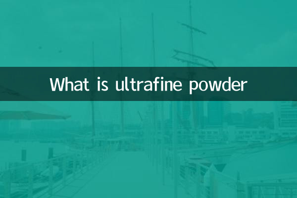 ¿Qué es el polvo ultrafino?