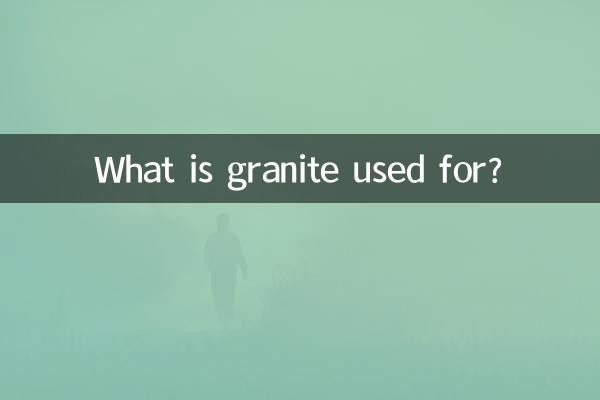What is granite used for?