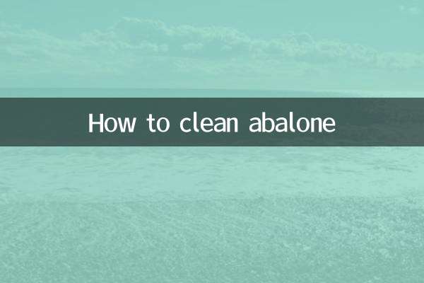 So reinigen Sie Abalone