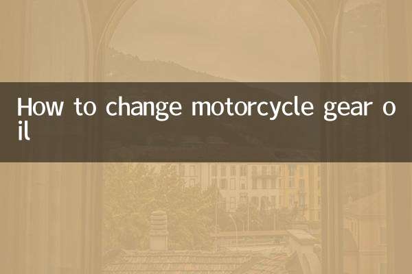 So wechseln Sie das Getriebeöl eines Motorrads