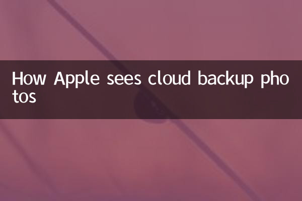 Cómo ve Apple las fotos de respaldo en la nube