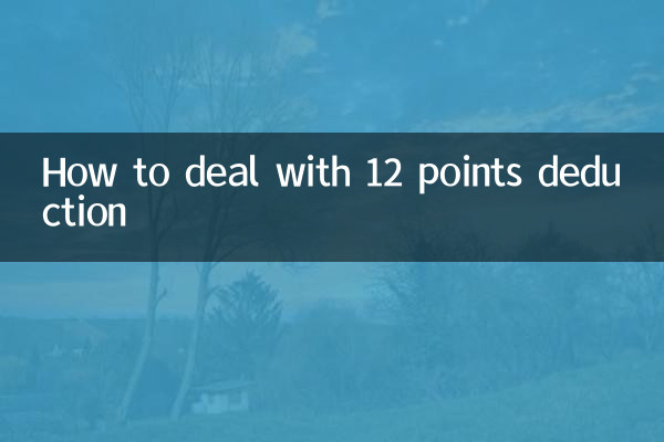 How to deal with 12 points deduction