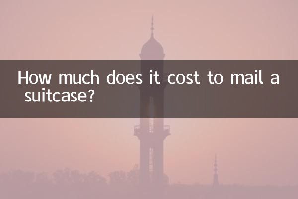 Wie viel kostet der Versand eines Koffers?