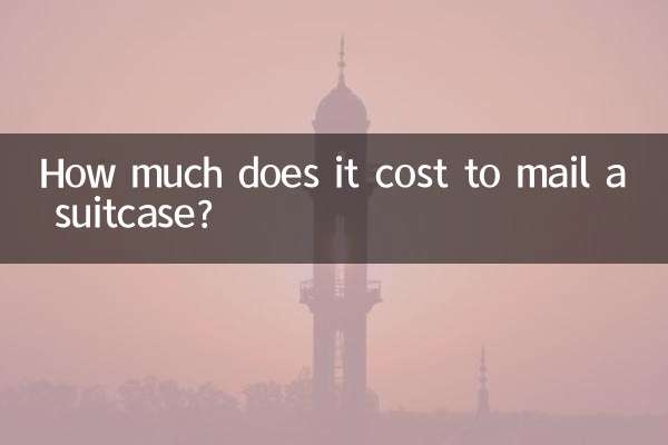 Wie viel kostet der Versand eines Koffers?