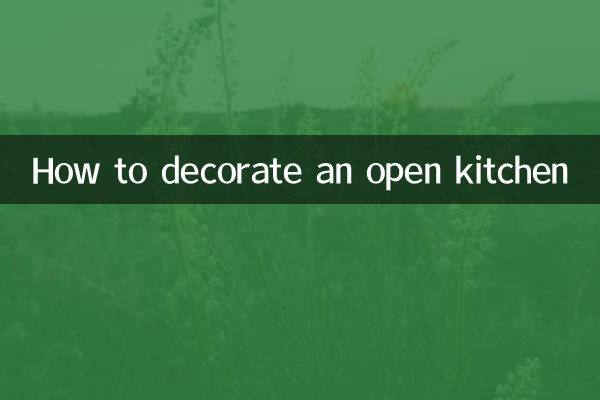 Comment décorer une cuisine ouverte