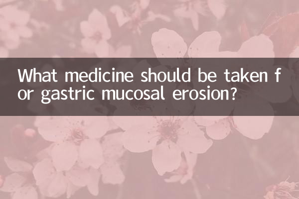 Welche Medikamente sollten gegen Magenschleimhauterosion eingenommen werden?
