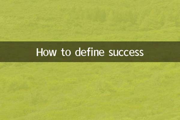 सफलता को कैसे परिभाषित करें