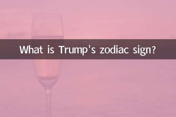Qual é o signo do zodíaco de Trump?