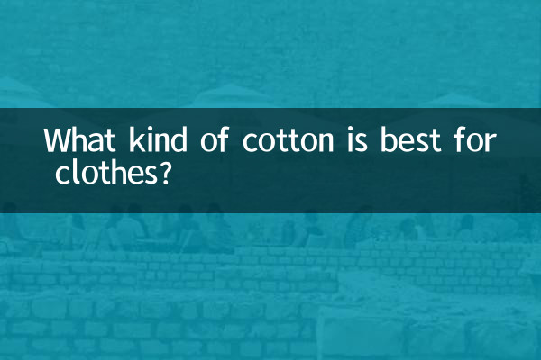 Welche Baumwolle eignet sich am besten für Kleidung?
