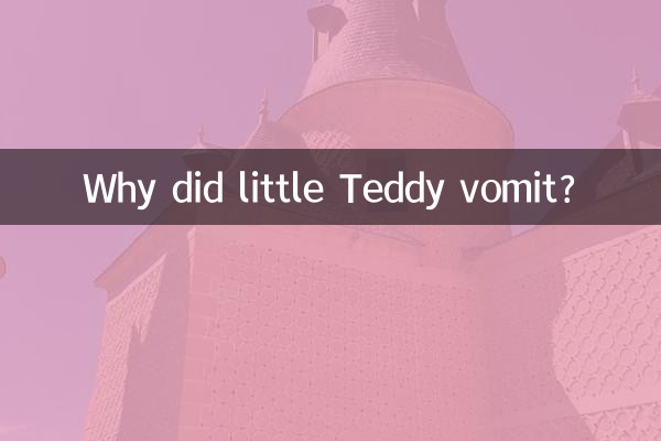 Warum hat sich der kleine Teddy übergeben?