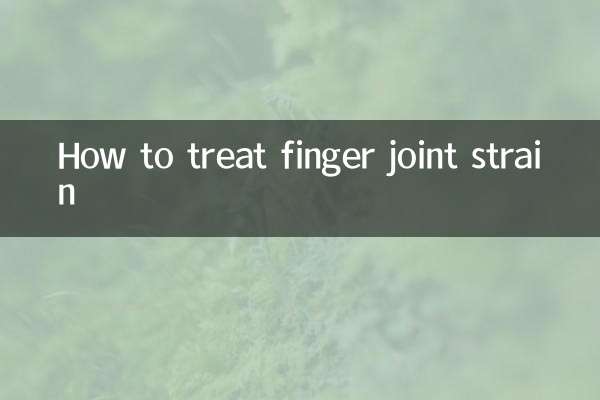 Wie behandelt man eine Überlastung der Fingergelenke?