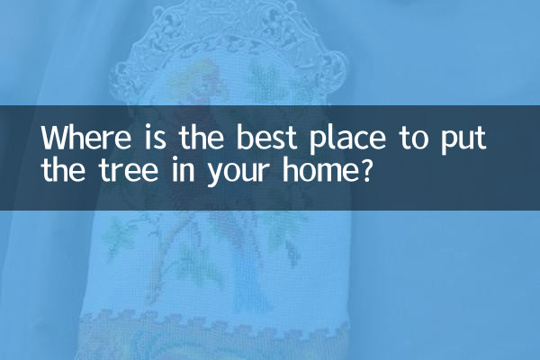 Where is the best place to put the tree in your home?