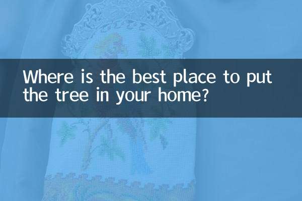 Where is the best place to put the tree in your home?