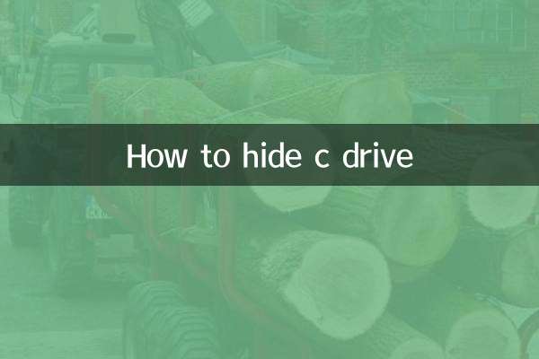 C ड्राइव को कैसे छुपाये