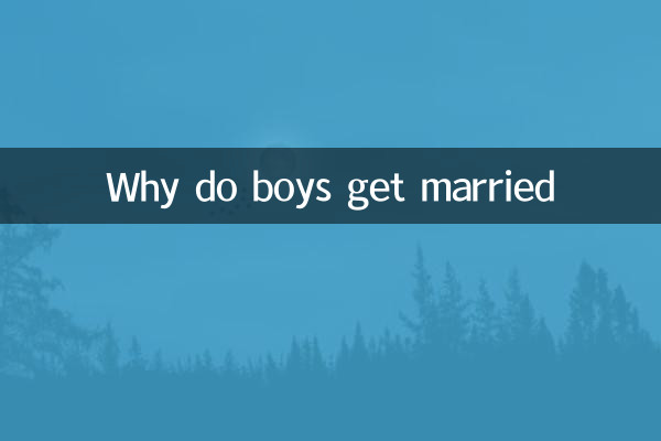 남자들은 왜 결혼하는가?