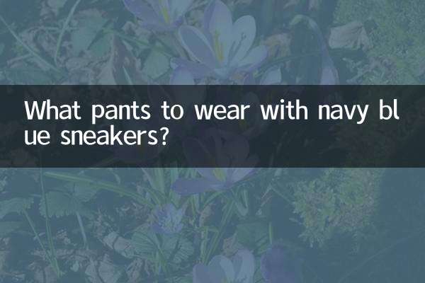 بحریہ کے نیلے رنگ کے جوتے کے ساتھ کون سے پتلون پہنیں؟