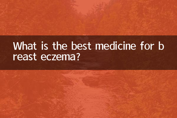 What is the best medicine for breast eczema?