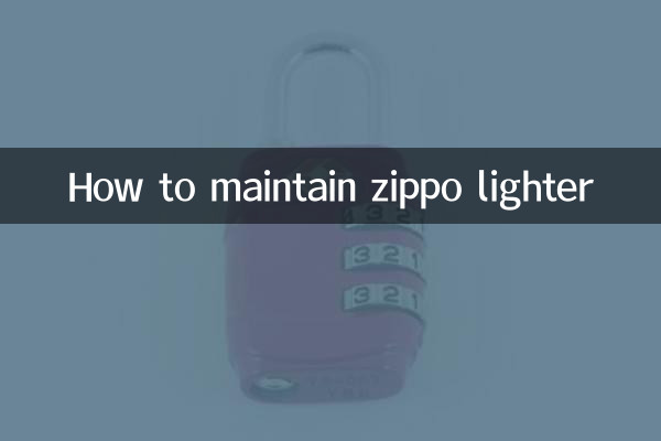 How to maintain zippo lighter
