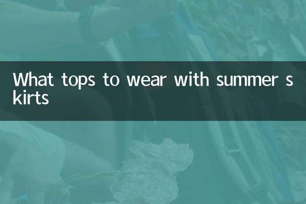 Que tops usar com saias de verão