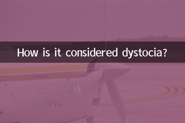 Wie wird es als Dystokie bezeichnet?