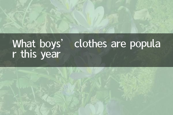 اس سال لڑکوں کے کپڑے کیا مشہور ہیں