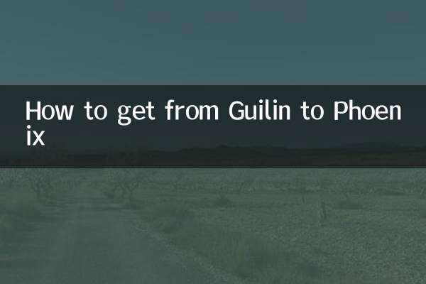Comment aller de Guilin à Phénix ?