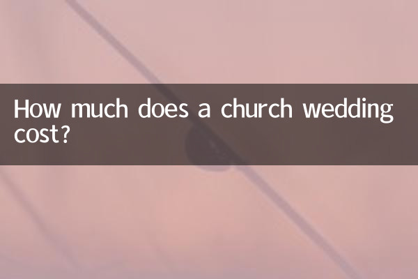 ¿Cuánto cuesta una boda en la iglesia?