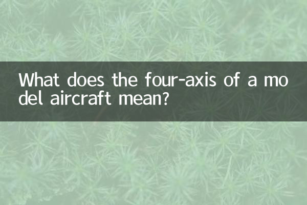 航模的四轴是什么意思