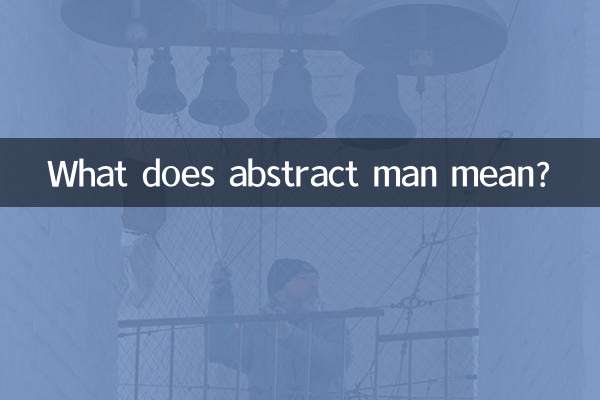 What does abstract man mean?