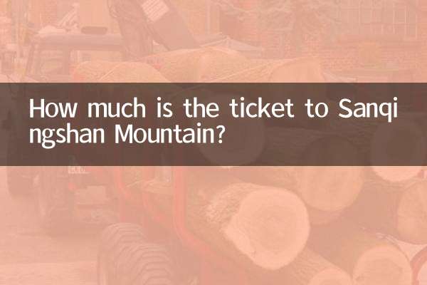 Quanto custa o ingresso para a montanha Sanqingshan?