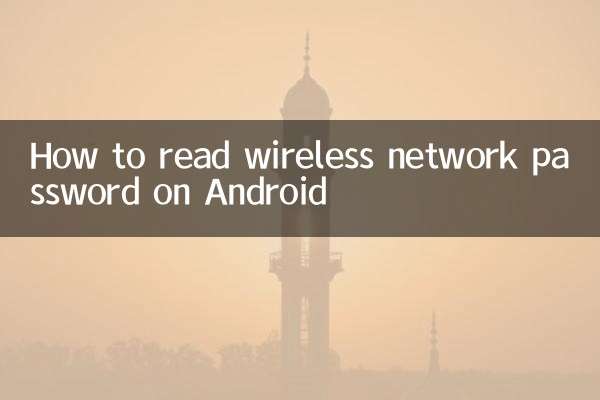 Cómo leer la contraseña de la red inalámbrica en Android