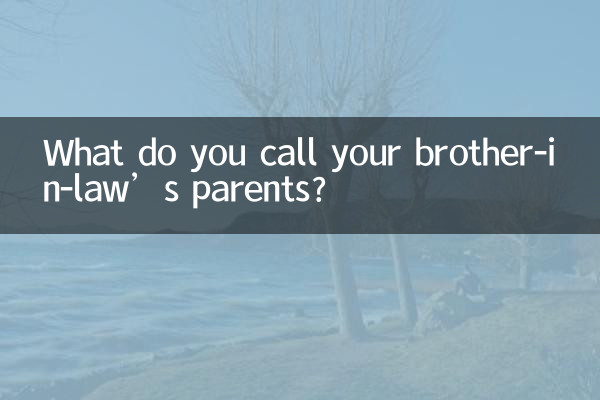 ¿Cómo llamas a los padres de tu cuñado?