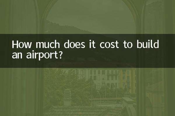 How much does it cost to build an airport?