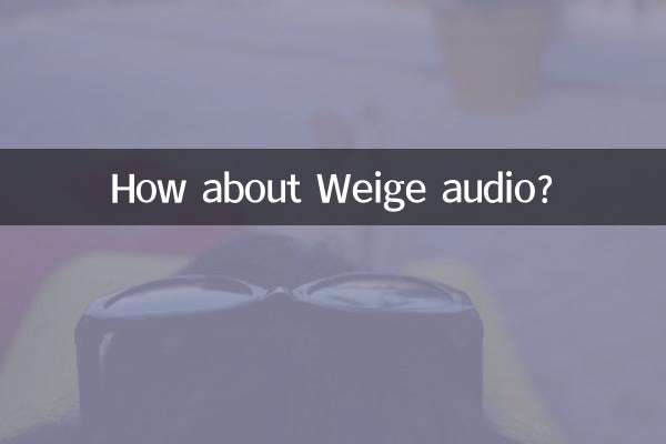 ¿Qué tal el audio Weige?