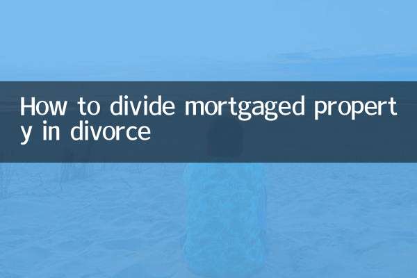 Cómo dividir la propiedad hipotecada en divorcio