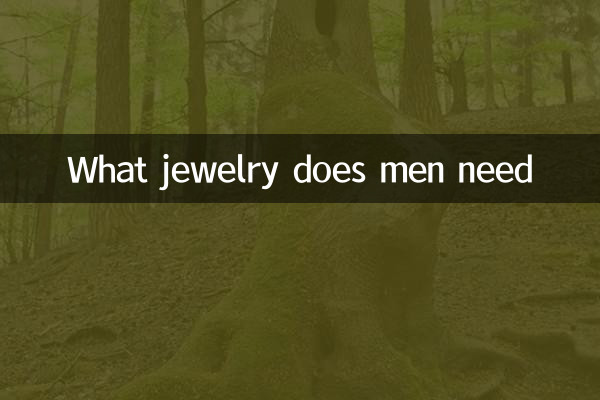 What jewelry does men need