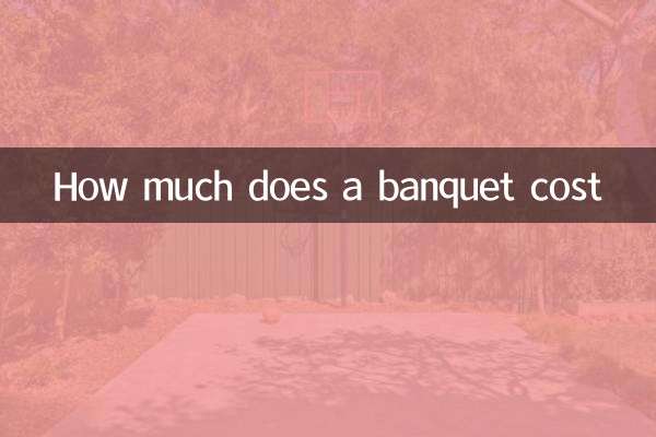 How much does a banquet cost