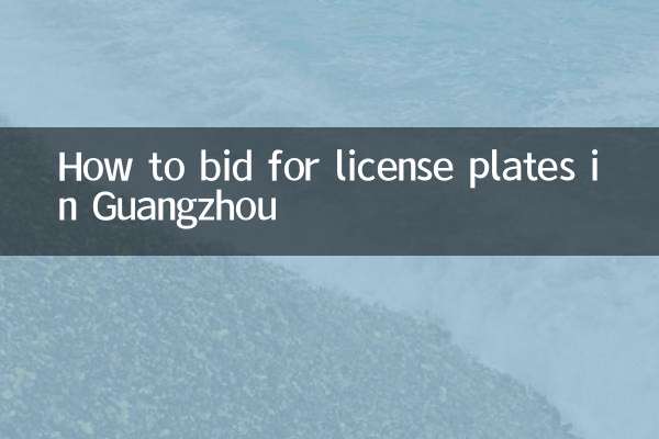 Comment enchérir pour les plaques d'immatriculation à Guangzhou