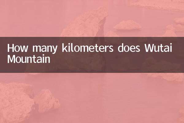 ¿Cuántos kilómetros tiene la montaña wutai?