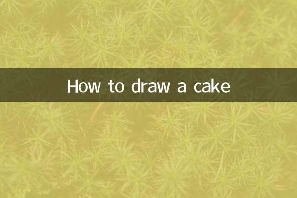 Come disegnare una torta
