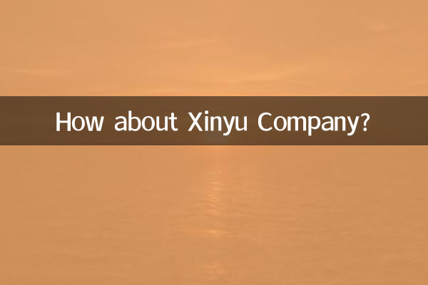 Che ne dici della compagnia Xinyu?