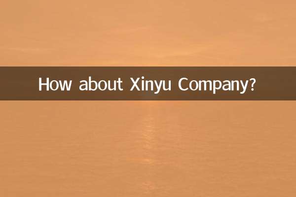 Che ne dici della compagnia Xinyu?